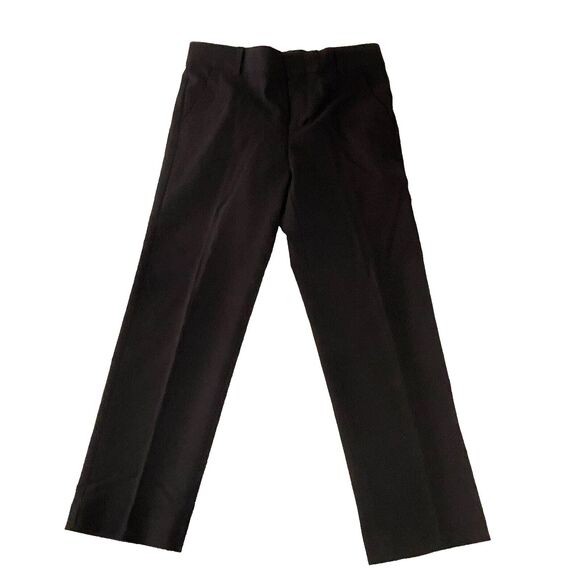 Van Heusen Flex‎ Stretch Black Dress Pants Big Kids Boys Size 8 Husky NWT - Picture 1 of 11